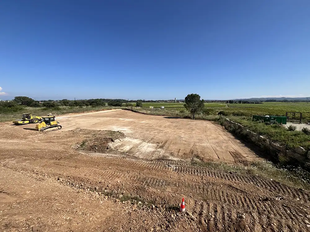TP Bellegarde - Genie civile - Stabilisation talus avec pierres calcaires