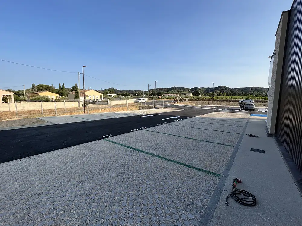 TP Bellegarde - Genie civile - Stabilisation talus avec pierres calcaires