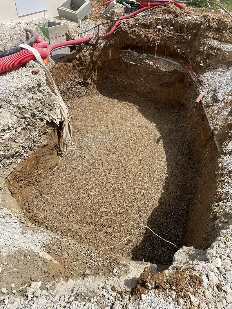 TP Bellegarde - Genie civile - Stabilisation talus avec pierres calcaires