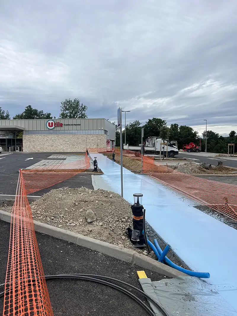 TP Bellegarde - Genie civile - Stabilisation talus avec pierres calcaires